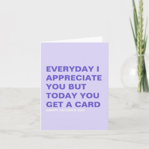 Funny Father's Day Card for Him & Dad