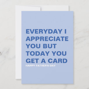 Funny Father's Day Card for Him & Dad
