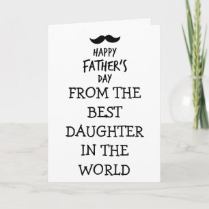 Funny Father's Day Card from Daughter