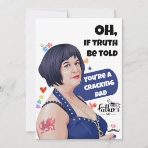 Funny Fathers Day card - Funny Ness for Dad