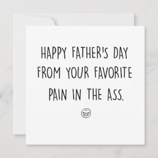 Funny Fathers Day Card Gift