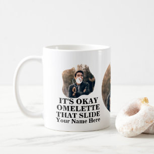 Funny fathers day dad jokes Omelette that slide Coffee Mug