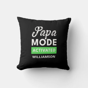 Funny Fathers day gift for expecting dad Cushion