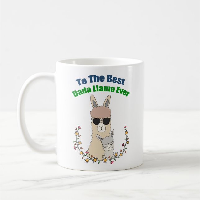 Funny father's day gift Funny best dad ever mug (Left)