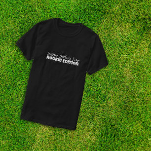 Funny Father's Day Gift white Letter Ironic T-Shirt