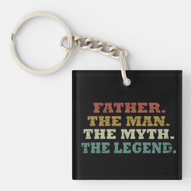 Funny fathers day gifts key ring (Front)