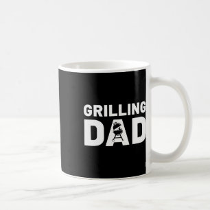 Funny Fathers Day Grilling Dad Bbq Lover Proud Dad Coffee Mug