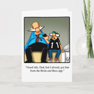 Funny Father's Day Humor Greeting Card