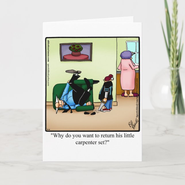 Funny Father's Day Humour Card (Front)