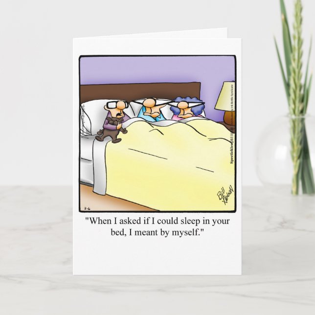 Funny Father's Day Humour Greeting Card (Front)