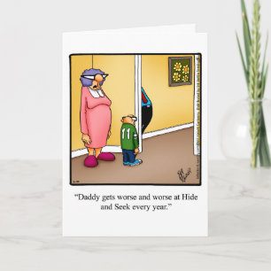 Funny Father's Day Humour Greeting Card