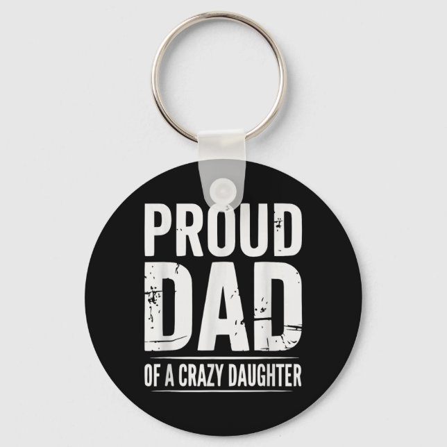 Funny Fathers Day Joke From A Daughter Key Ring (Front)