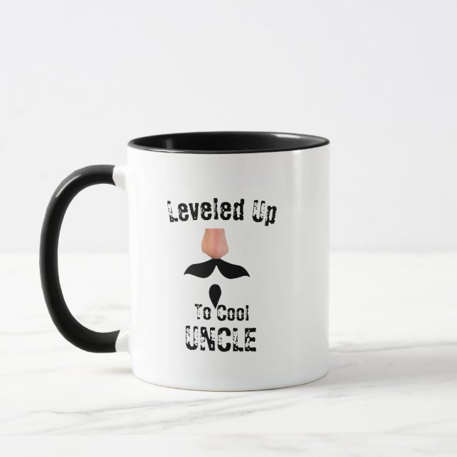 Funny Fathers Day, Levelled Upto Cool Uncle Mug (Left)