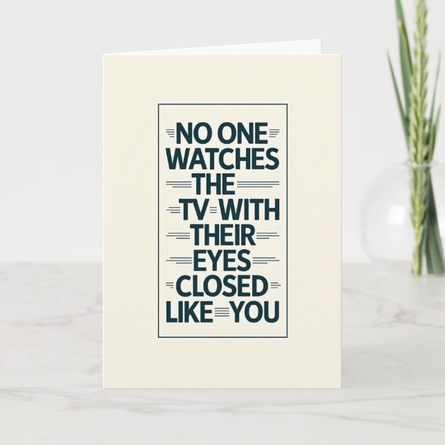 Funny Fathers Day Lines Card (Front)