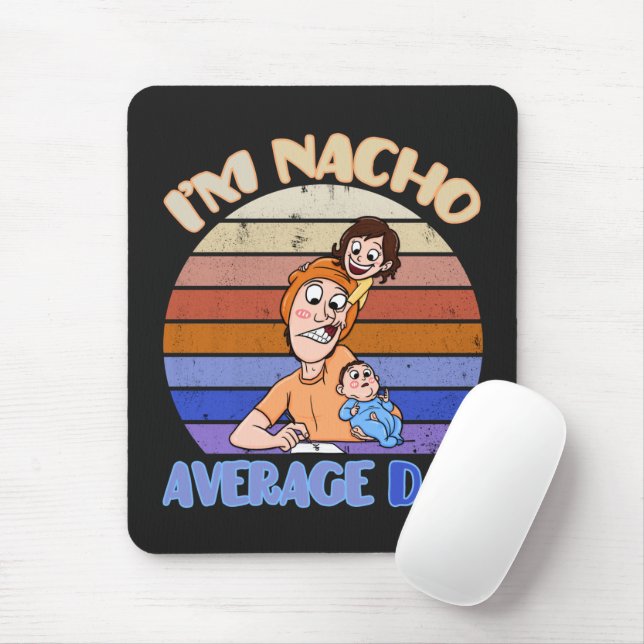 Funny father's day  mouse pad (With Mouse)