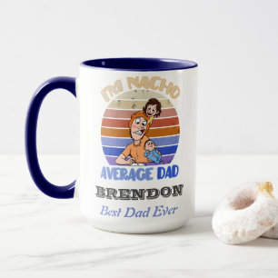 Funny father's day personalised mug