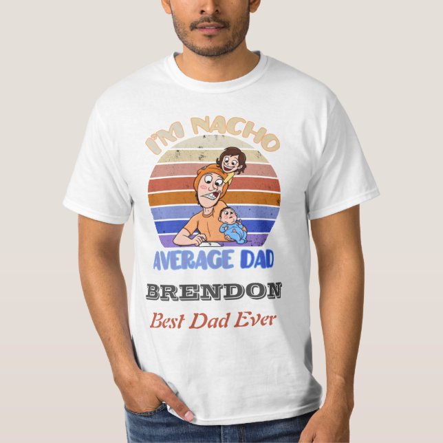 Funny father's day personalised T-Shirt (Front)