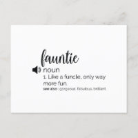 Funny Fauntie Definition