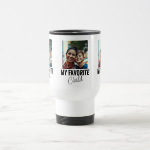 Funny Favourite Child Mum Travel Mug