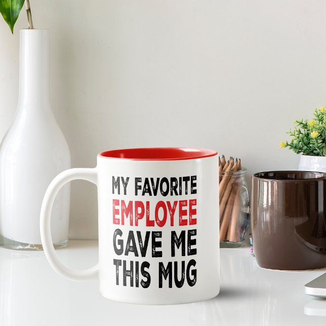 Funny "Favourite Employee" Boss Gift Mug (Funny "Favorite Employee" Boss Gift Mug)