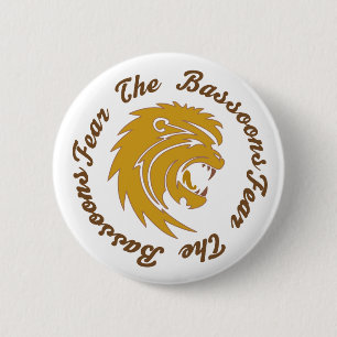 Funny Fear The Bassoon 6 Cm Round Badge