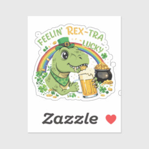 Funny Feelin' Rex-Tra Lucky T-Rex   St. Patrick's 