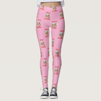 Funny Feliz Navidad Cute Christmas Chilli Leggings