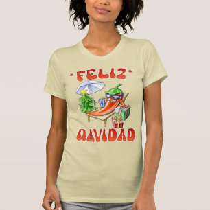 Funny Feliz Navidad Cute Christmas Chilli T-Shirt