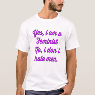 Funny Feminism Quote For Women And Mum White Femin T-Shirt