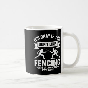 Funny Fencing Art For Men Women Kids Fencer Fencin Coffee Mug