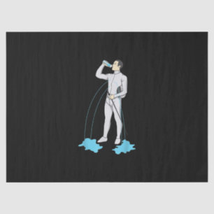Funny Fencing Post Workout Cute Fencer Athlete Tissue Paper