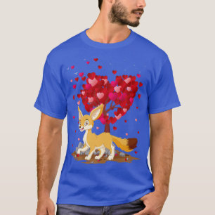 Funny Fennec Fo Animal Lover Fennec Fo Valentines T-Shirt