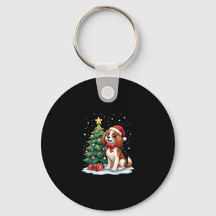 Funny Festive Dog Costume with decorated Christmas Key Ring