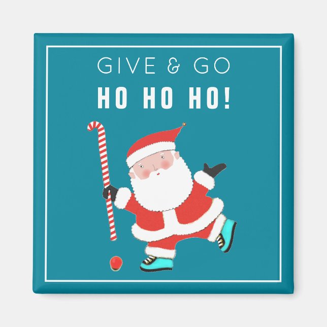 Funny Field Hockey Stocking Stuffers Magnet (Front)