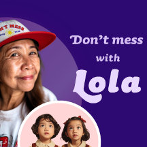 🧢 Funny Filipina Mum Gift – Don’t Mess With Lola