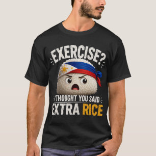 Funny Filipino Rice Food Lover T-Shirt