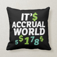 Funny Finance Accountant Office It's Accrual World