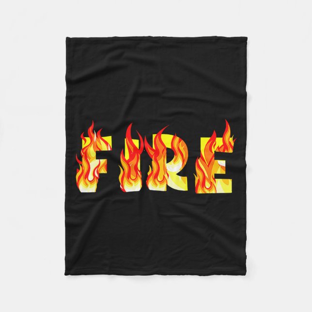 Funny Fire And Ice Fire Couple Diy Costume Hallowe Fleece Blanket (Front)