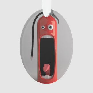 Funny fire extinguisher ornament