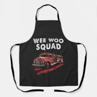Funny Firefighter Art Fire Truck Fireman