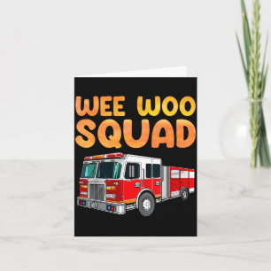 Funny Firefighter Art For Kids Men Women Fireman F Card