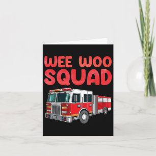 Funny Firefighter Art For Kids Men Women Fireman F Card