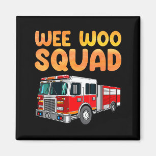 Funny Firefighter Art For Kids Men Women Fireman F Magnet