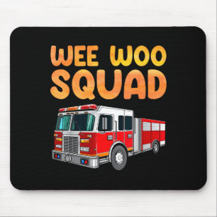 Funny Firefighter Art For Kids Men Women Fireman F Mouse Pad