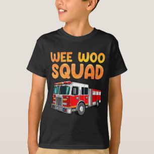 Funny Firefighter Art For Kids Men Women Fireman F T-Shirt