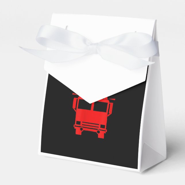 Funny Firefighter | I Still Play With Fire Trucks Favour Box (Front Side)