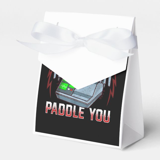 Funny FireFighter Police Office Defibrillator Favour Box (Front Side)