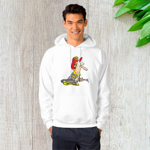 Funny Firefighter with Hose Emergency Responder  Hoodie