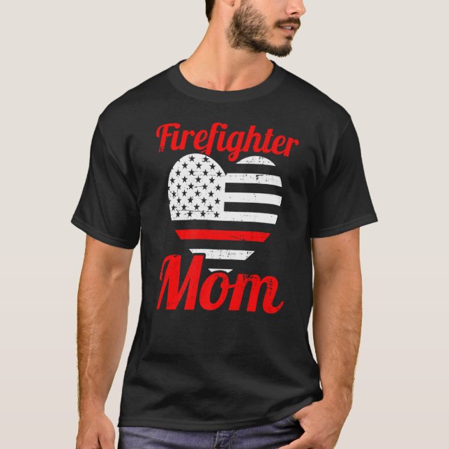 Funny Firemen Firefighter Mum Fireman Mama Mother' T-Shirt (Front)