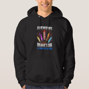 Funny Firework Director Technician I Run You Run 4 Hoodie